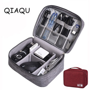 Travel Accessories Cable Bag Portable Digital USB Finishing Gadget Organizer Charger Wires mskeup Pouch kit Zipper Case Storage