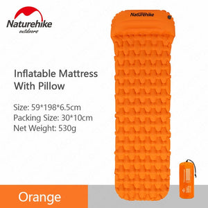 Naturehike Mat Outdoor Camping Inflatable Mattress Ultralight Air Bed Portable Tent Sleeping Pad Camp Moisture-proof Pad