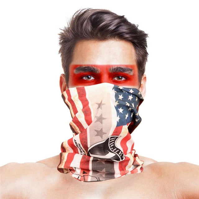 2019 New Design Colorful Cycling Bandana Face Shield Multifunctional Outdoor Sport Mask Headband Tube Hijab Bicycle Bike Baff