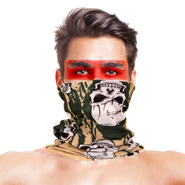 2019 New Design Colorful Cycling Bandana Face Shield Multifunctional Outdoor Sport Mask Headband Tube Hijab Bicycle Bike Baff