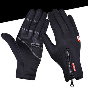 Waterproof Winter Warm Gloves Windproof Outdoor Gloves Thicken Warm Mittens Touch Screen Gloves Unisex Men Cycling Glove