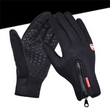 Waterproof Winter Warm Gloves Windproof Outdoor Gloves Thicken Warm Mittens Touch Screen Gloves Unisex Men Cycling Glove