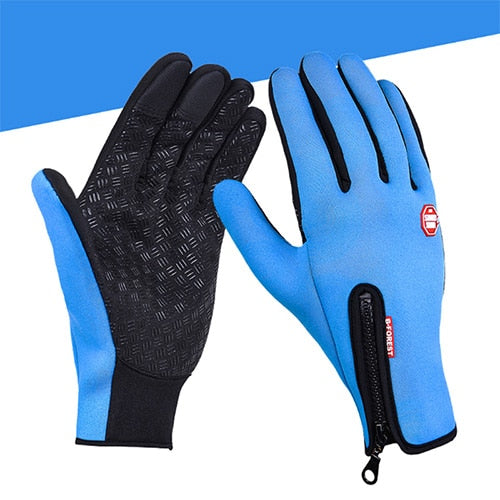 Waterproof Winter Warm Gloves Windproof Outdoor Gloves Thicken Warm Mittens Touch Screen Gloves Unisex Men Cycling Glove
