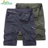 LoClimb Outdoor Hiking Shorts For Men Camping/Climbing/Trekking Khaki Quick Dry Shorts Men's Sports Shorts Fishing AM385