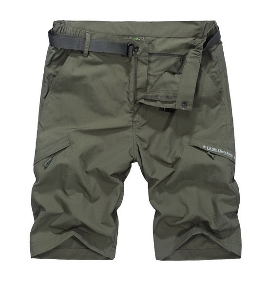 LoClimb Outdoor Hiking Shorts For Men Camping/Climbing/Trekking Khaki Quick Dry Shorts Men's Sports Shorts Fishing AM385