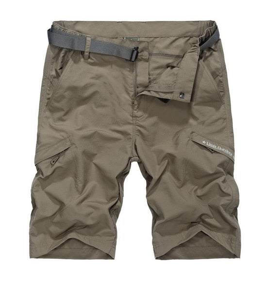 LoClimb Outdoor Hiking Shorts For Men Camping/Climbing/Trekking Khaki Quick Dry Shorts Men's Sports Shorts Fishing AM385