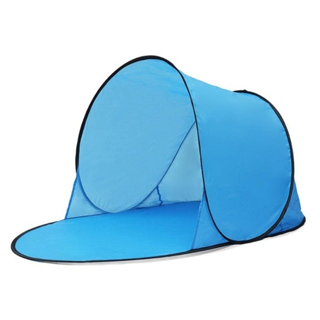 Camping Tent Pop Up Tent Sun Shelters Polyester UV Protection Summer Camping Hiking Garden Water Sea Travel Beach Outdoor