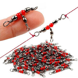 10 pcs / 20pcs/50pcs Fishing Bearing Ring Connector Solid Brass Barrel Triple Spin Bearing Fishing Equipment Accessories