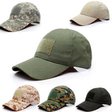 Adjustable Baseball Cap Tactical Summer Sunscreen Hat Camouflage Military Army Camo Airsoft Hunting Camping Hiking Fishing Caps