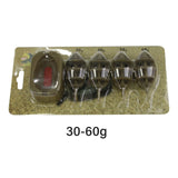 Mosodo Carp Fishing Method Feeder Mould 15g 20g 25g 35g 30g 40g 50g 60g Inline Feeders High Capacity lead sinker Bait Thrower