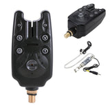 1PC 2 LED Adjustable Tone Volume Sensitivity Sound Alert Fishing Bite Alarm Water Resistant Fishing Alarm Fishing Rod Swingers