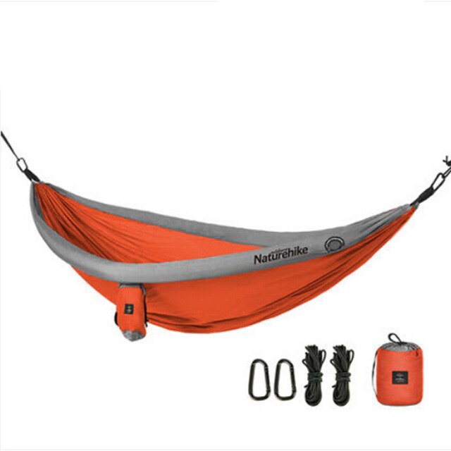 Naturehike Portable Single Double Outdoor Camping Survival Hammock Garden Swing Hunting Hanging Sleeping Chair Travel Parachute