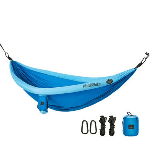 Naturehike Portable Single Double Outdoor Camping Survival Hammock Garden Swing Hunting Hanging Sleeping Chair Travel Parachute