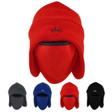 Hiking Camping Thermal Fleece Hat Hooded Neck Warmer Winter Sports Face Mask for Men Bike Helmet Beanies Masked cap new