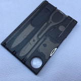10 In1 Pocket Credit Card EDC Multi Tools Outdoor Survival Camping Equipment 1 Box Portable Hiking Card Tools