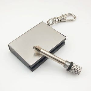 10000 Hair Emergency Fire Starter Flint Match Lighter Metal Outdoor Camping Hiking Instant Survival Tool Safety Durable