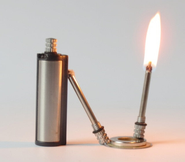 10000 Hair Emergency Fire Starter Flint Match Lighter Metal Outdoor Camping Hiking Instant Survival Tool Safety Durable