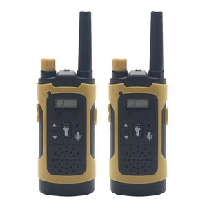 Mini 80-100M Kids Walkie Talkies Toy Child Electronic Radio Voice Interphone Toy Outdoor LCD Display Walkie Talkies Toy