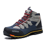 New Qualiity Waterproof Hiking Shoes Non-slip Wear Mountain Climbing Shoes Outdoor Hiking Boots Men Hunting Trekking Sneakers