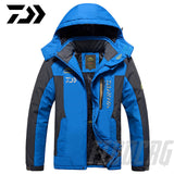 2020 New DAWA Thick Fishing Jacket Winter Waterproof Fishing Clothing Men Warm Fleece Cycling Fishing Coat Oversized Size M-9XL
