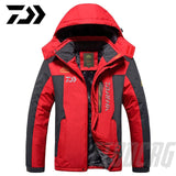 2020 New DAWA Thick Fishing Jacket Winter Waterproof Fishing Clothing Men Warm Fleece Cycling Fishing Coat Oversized Size M-9XL