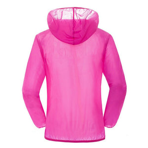 Outdoor Long Sleeve T-shirts Thin Waterproof Anti UV Sunshade Quick Dry Zipper Sweatshirt Tops clothing Apparel Sportswear