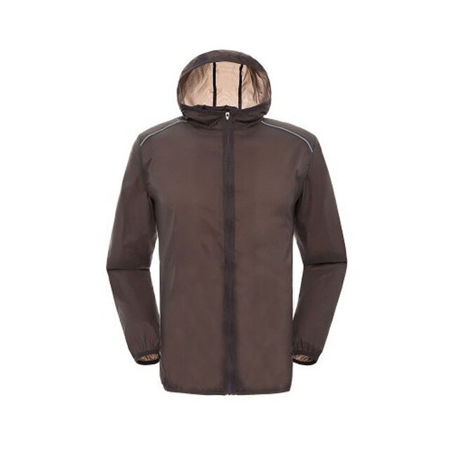 Outdoor Long Sleeve T-shirts Thin Waterproof Anti UV Sunshade Quick Dry Zipper Sweatshirt Tops clothing Apparel Sportswear