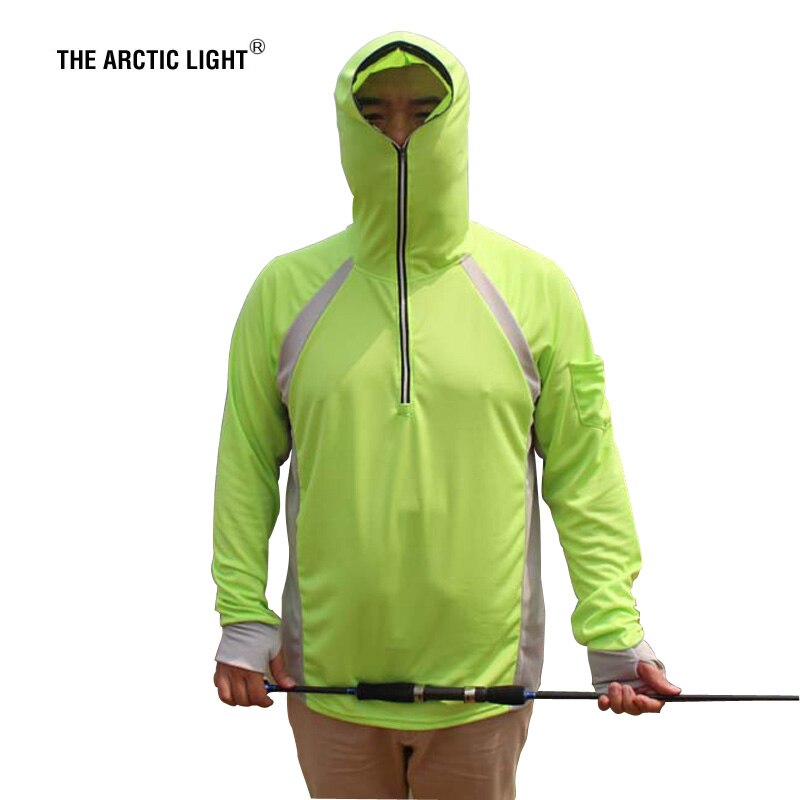 THE ARCTIC LIGHT High Quality Fishing Sun-protective Shirt Blue Yellow White UV Resistant Breathable Perspiration Clothing