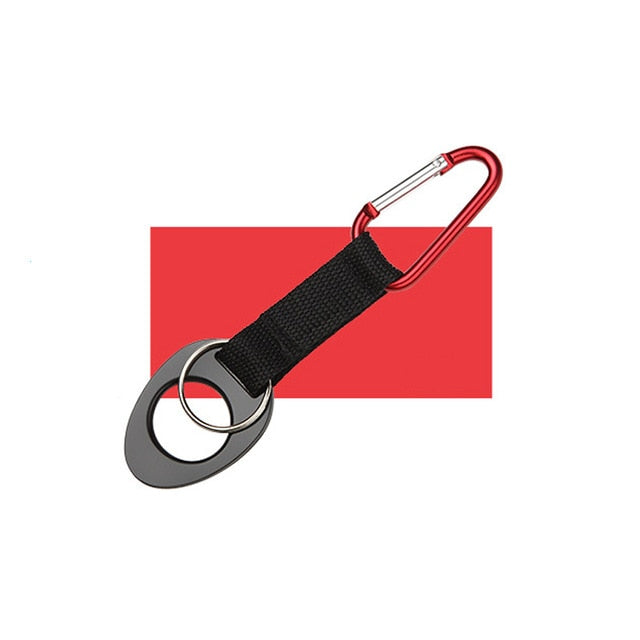 Outdoors Sports Water Bottle Multifunctional Buckle Hook Holder Clip Bottle Hanger Aluminum Carabiner travel Survival Tool