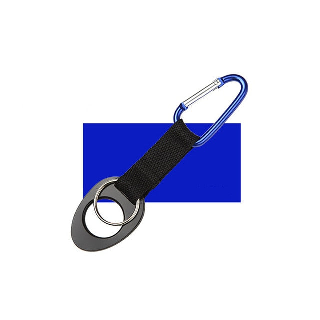 Outdoors Sports Water Bottle Multifunctional Buckle Hook Holder Clip Bottle Hanger Aluminum Carabiner travel Survival Tool