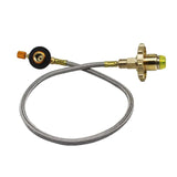 Outdoor Gas Stove Camping Stove Propane Refill Adapter Burner LPG Flat Cylinder tank Coupler Bottle Adapter