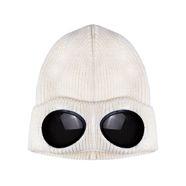 Sports Hiking Ski Cap Unisex Wool Knitted Goggles Thermal Warm Autumn Winter Heat Keeper Ear Snow Cold Protector Sports Cap