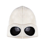 Sports Hiking Ski Cap Unisex Wool Knitted Goggles Thermal Warm Autumn Winter Heat Keeper Ear Snow Cold Protector Sports Cap