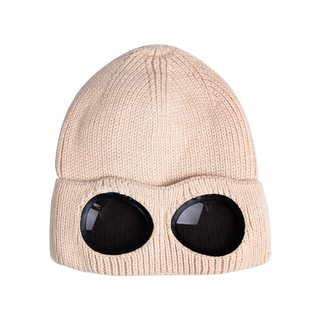 Sports Hiking Ski Cap Unisex Wool Knitted Goggles Thermal Warm Autumn Winter Heat Keeper Ear Snow Cold Protector Sports Cap