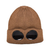 Sports Hiking Ski Cap Unisex Wool Knitted Goggles Thermal Warm Autumn Winter Heat Keeper Ear Snow Cold Protector Sports Cap