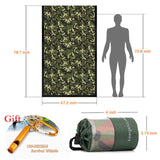 Emergency Sleeping Bags, Ultra Portable Waterproof PE Thermal Bivvy Sack Survival Tent,Emergency Shelter,Survival Bag Kit