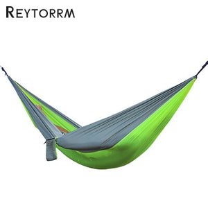 2 People Portable hammock tent Camping Survival Garden Flyknit Hunting Leisure Travel Double Person Hamak chair