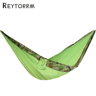 2 People Portable hammock tent Camping Survival Garden Flyknit Hunting Leisure Travel Double Person Hamak chair