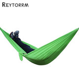 2 People Portable hammock tent Camping Survival Garden Flyknit Hunting Leisure Travel Double Person Hamak chair