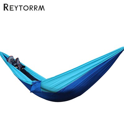 2 People Portable hammock tent Camping Survival Garden Flyknit Hunting Leisure Travel Double Person Hamak chair