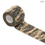 4.5m Travel camping Camouflage Tape Camo Self Adhesive Medical Bandage Tape First Aid Kit for Sport Ankle Finger Mu Random color