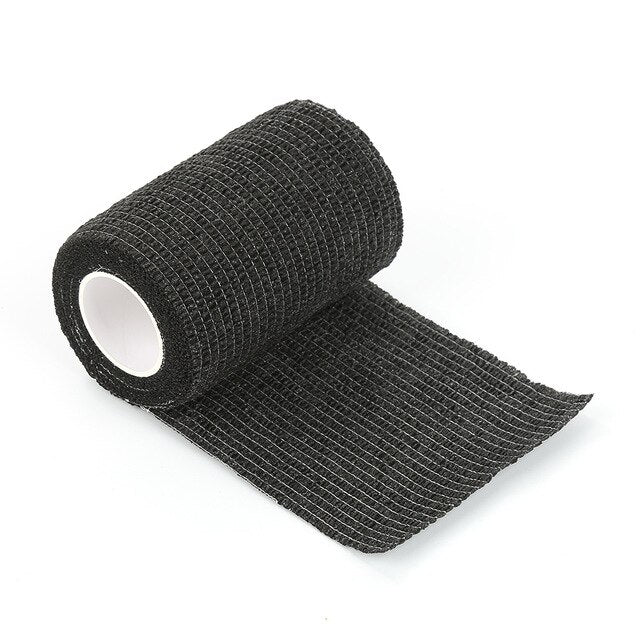 2.5cm*4.5m Bandage First Aid Kit Medical Health Care Treatment Self-Adhesive Elastic Bandage Muscle Tape Finger Joints Wrap