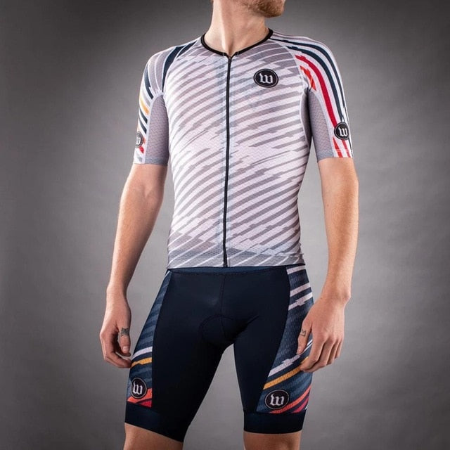 Wattie ink Cycling Set Bicycle Jersey Triathlon Clothing MTB Clothes Bike Uniforme Ropa Ciclismo Hombre Men short sleeve Kits
