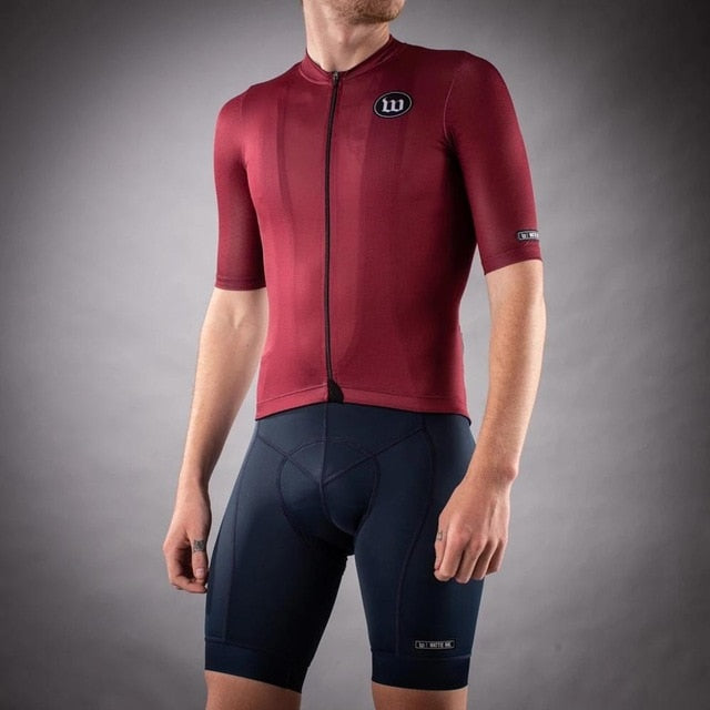 Wattie ink Cycling Set Bicycle Jersey Triathlon Clothing MTB Clothes Bike Uniforme Ropa Ciclismo Hombre Men short sleeve Kits