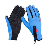 Motocross Gloves for Winter Moto Gloves Touch Screen Windproof Outdoor Sport Gloves Warm Mittens Women Man Anti-slip Waterproof