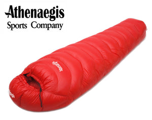 Athenaegis high quality 2800G/3000G white goose down filling waterproof comfortable winter warm sleeping bag