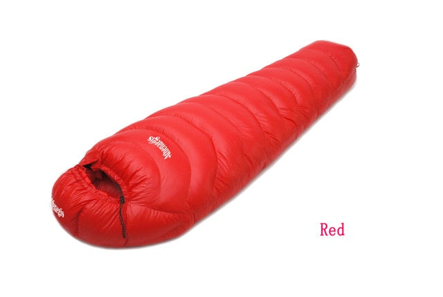 Athenaegis high quality 2800G/3000G white goose down filling waterproof comfortable winter warm sleeping bag