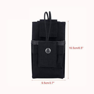 Outdoor Tactical Radio Case Holder Holster Walkie Talkie Holster Adjustable Molle Pouch Hunting Hiking Accessories