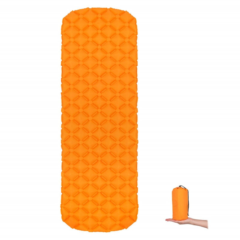 Camping Sleeping Pad-Ultralight Inflatable Camping Mat Pad for Backpacking & Hiking-Insulated Sleeping Mat, Compact Carrying Bag