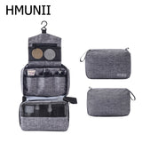 HMUNII Travel Toiletry Bag Business Toiletries Bag for Men Shaving Kit Waterproof Compact Hanging For Women Travel Accessories